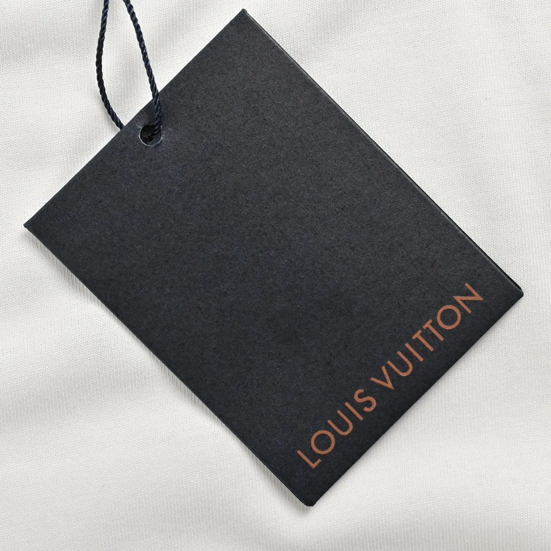Louis Vuitton/Louis Vuitton 24ss embroidered three-letter short sleeves